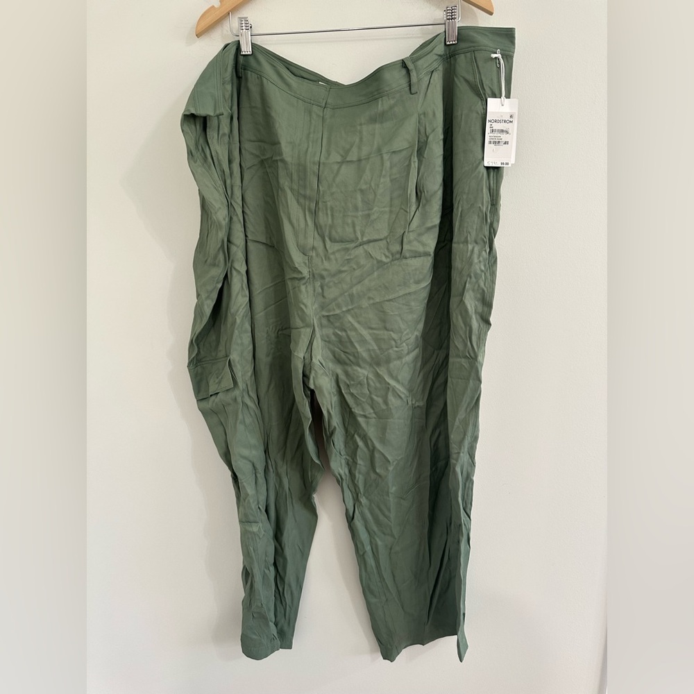 Nwt Nordstrom plus size cargo pants Sz 28 #K2